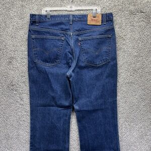 VTG Levi's 517 Bootcut Jeans Mens 40x32 Dark Wash Western Made In USA Grunge EUC